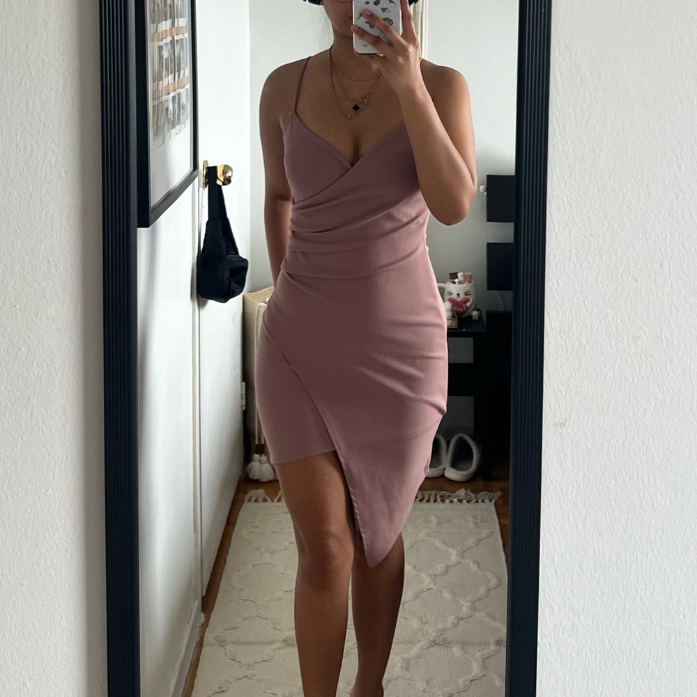 Asymmetrical Bodycon Dress